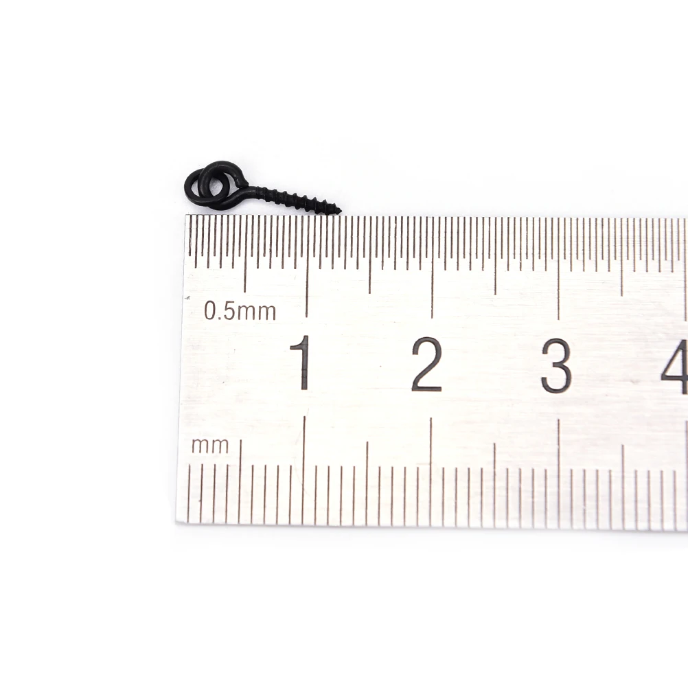 

New 10Pcs 8g 1.3cm Carp Fishing Bait Screw Steel Fishing Pop Up Peg Hook Bait Stopper Bait Screw With Link Loop Terminal