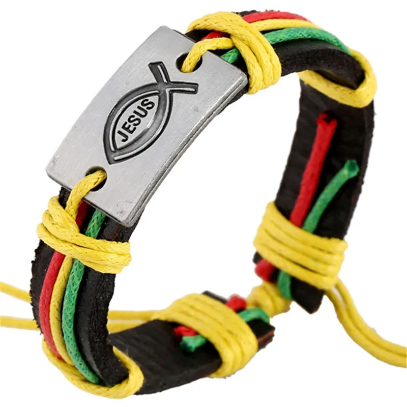 Браслет ручной работы из натуральной кожи в стиле панк | Украшения и аксессуары