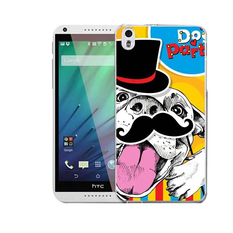 Qmswei ТПУ прозрачный чехол для телефона htc M8 кота оленя собаки карамельный мягкий