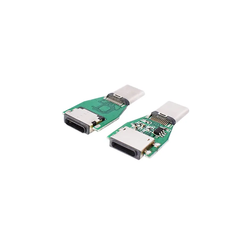 2x DIY Lightning Женский Micro USB/Тип C Мужской синхронизации зарядки адаптер конвертер PCBA для iPhone 6 7 8 X Кабель Android