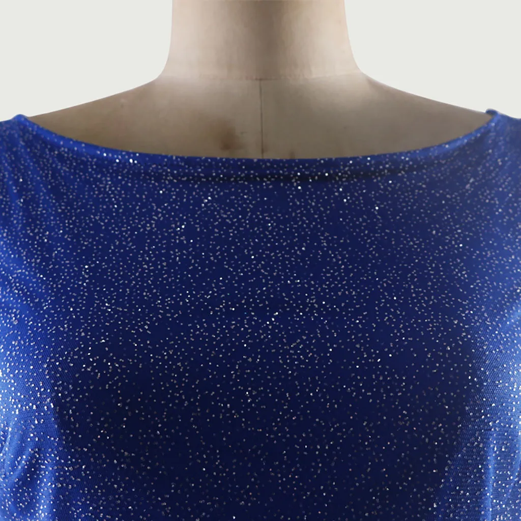 Женское платье на бретельках элегантное облегающее с блестками для вечеринки W415