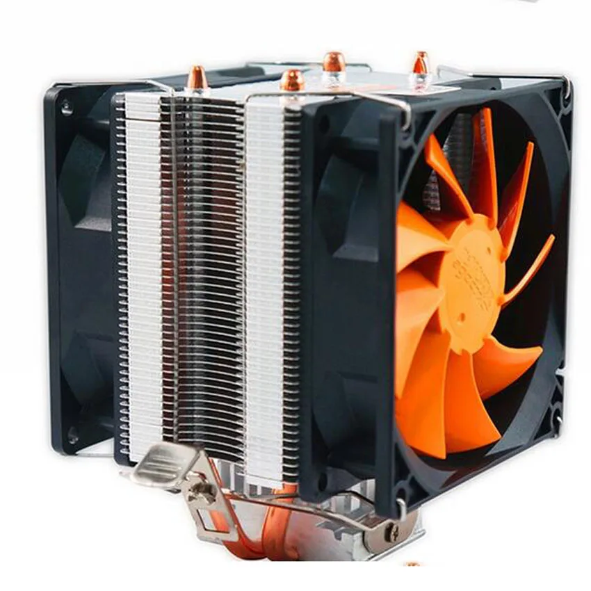 Новый GL7 2 8 см вентилятор тепловые трубки башня боковой выдувки Intel LGA775/1155/1156 AM2/AM2