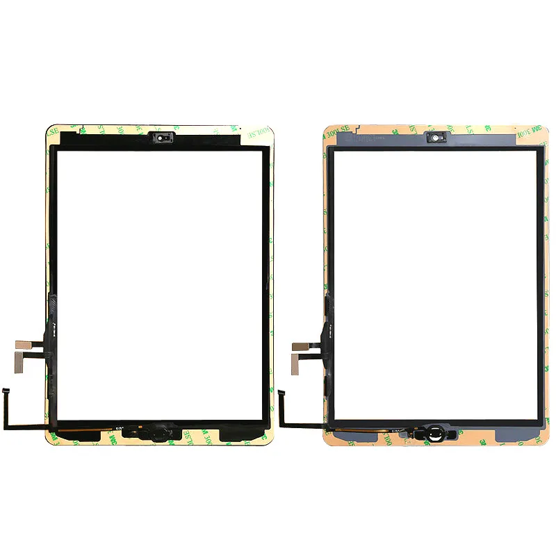 Для iPad 5 Air A1474 A1475 A1476 сенсорный экран замена дигитайзер и клей + домашний flexcable
