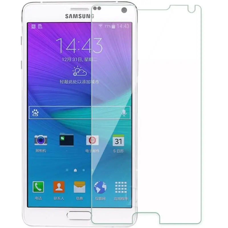 Baixin защитное закаленное стекло для Samsung Galaxy серии N7505 Note1 2 3 4 5|Защитные стёкла и