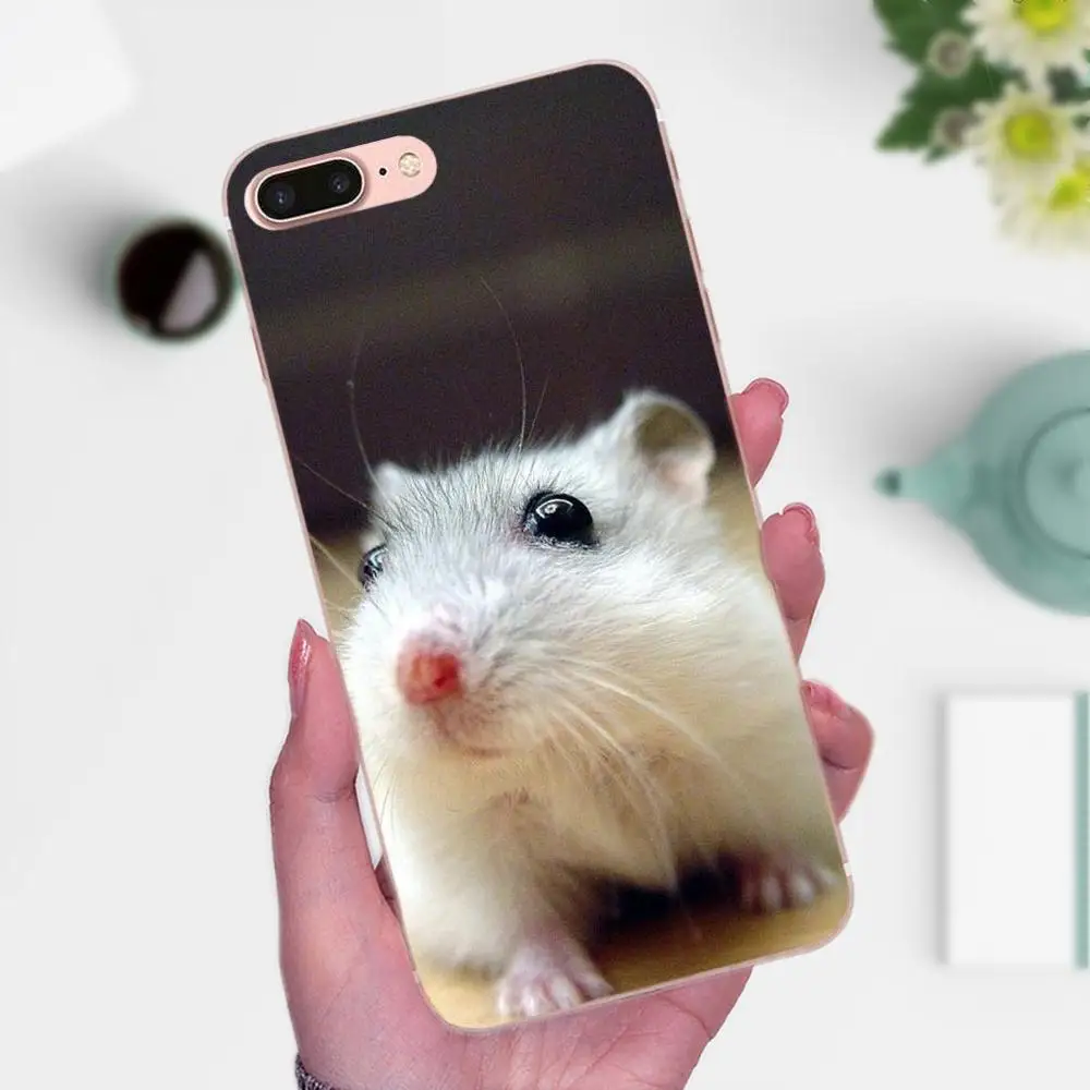 Для Xiaomi Mi3 Mi4 Mi4C Mi4i Mi5 Mi 5S 5X 6 6X 8 SE A1 Max Mix 2 Note 3 4 TPU печать милое животное хомяк|Бамперы|
