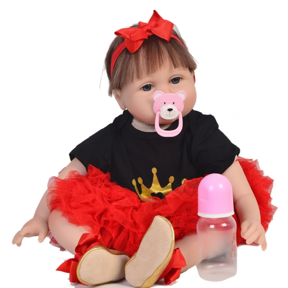 22 &quotреалистичные куклы для новорожденных милые модные платья принцессы детей