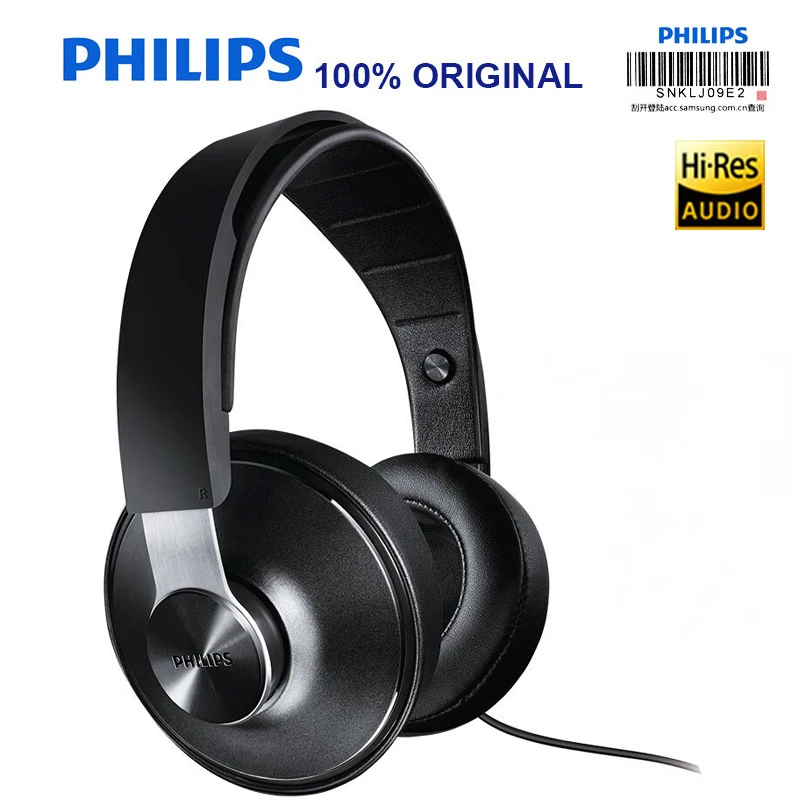 Оригинальные профессиональные Наушники Philips SHP8000 с длинным проводом микрофон