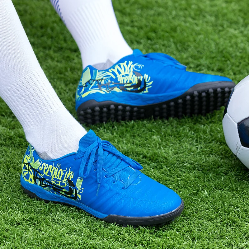 Крытый cr7 Роналду футбольная обувь для детей детские спортивные кроссовки Газон