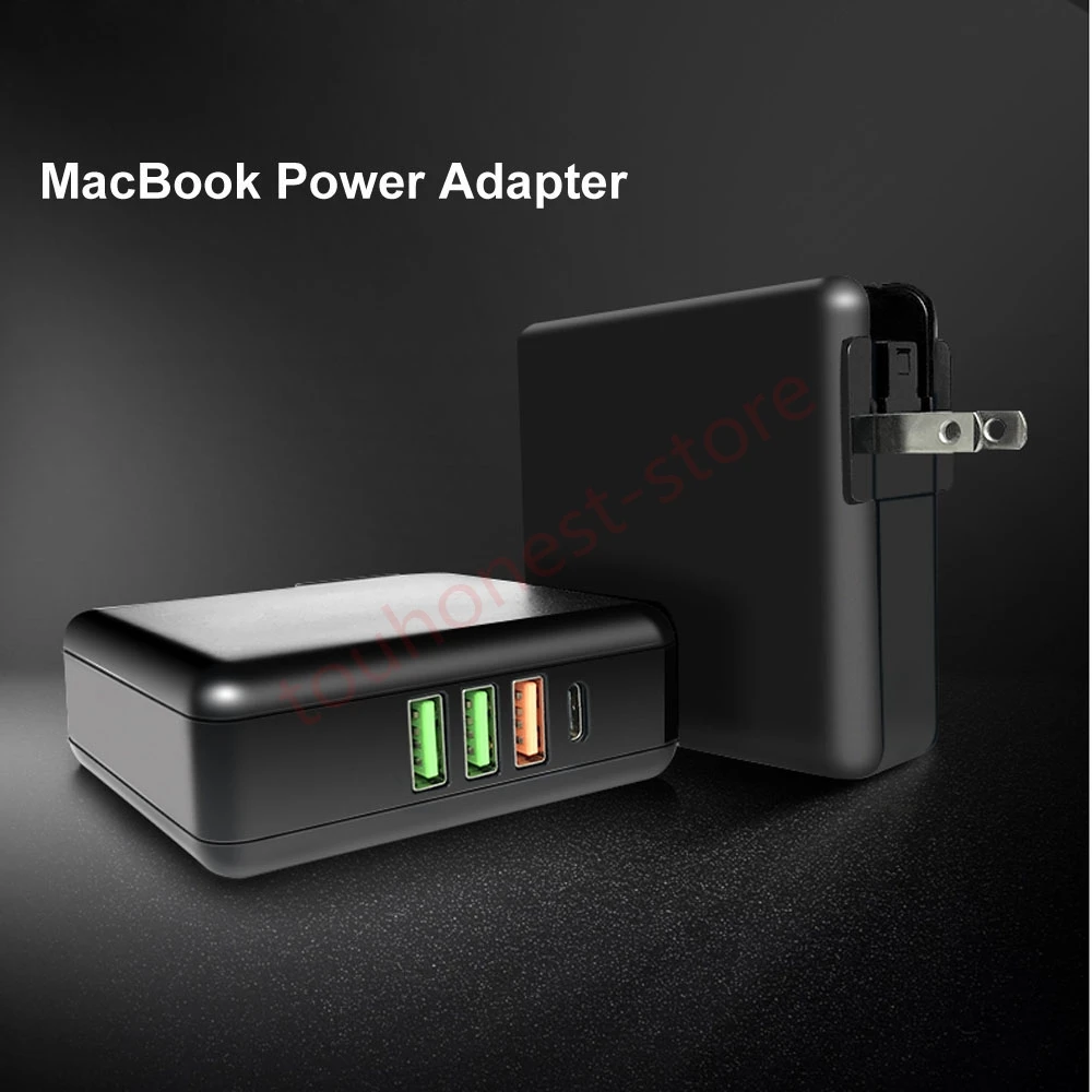 Быстрое зарядное устройство USB Type C 61 Вт QC 3 0 быстрое для Macbook Samsung A50 A30 iPhone