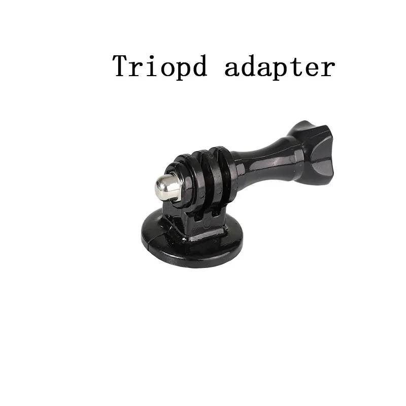 Tripod adapter Набор аксессуаров для экшн-камеры для GoPro SJCAM Sj4000 EKEN H9 Xiaomi Yi Xiaoyi 4K SONY DJI OSMO Go pro Hero 8 7 6 5 4 Session Kit - Цвет: Tripod adapter