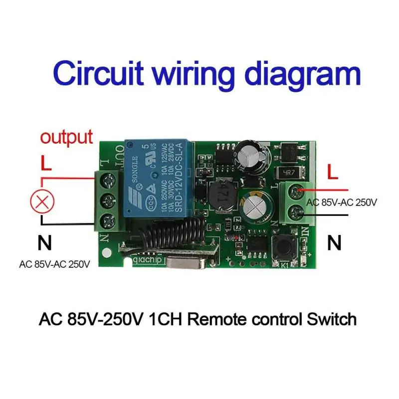 433 мГц Универсальный Беспроводной удаленного Управление переключатель