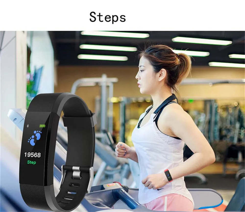 Cool Life ID115 PLUS Смарт часы для мужчин/женщин/детей HR/BP монитор сердечного ритма
