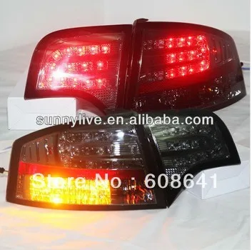 Задний светодиодный светильник для Audi A4 b7 2005 2008|smoke rear lights|rear lightaudi a4 led |
