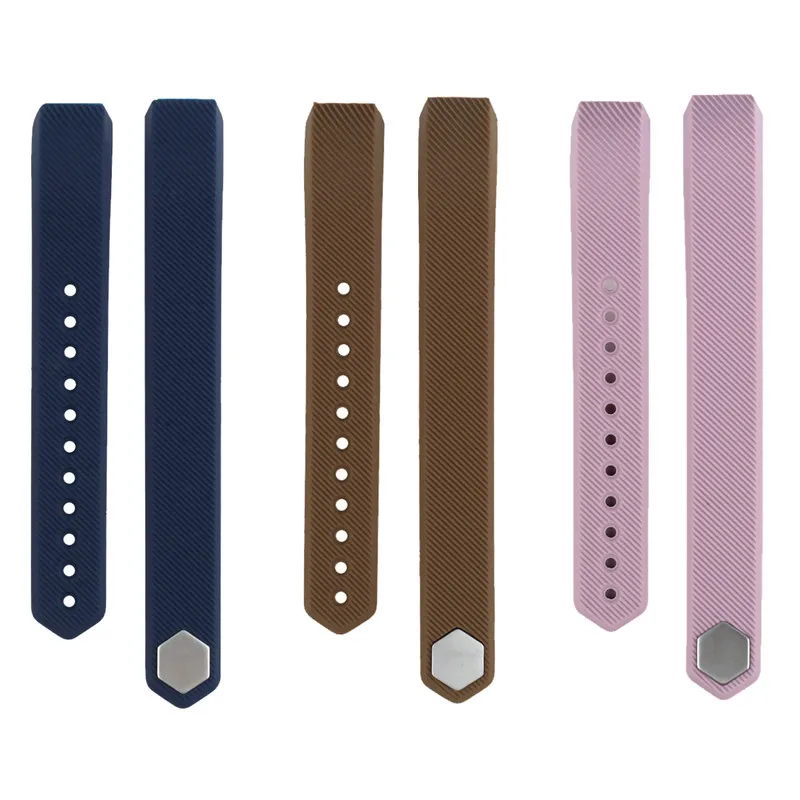 Регулируемые сменные полосы для fitbit Ace/Alta HR, 15 цветов на выбор, с металлической застежкой и ультратонким противоскользящим кольцом