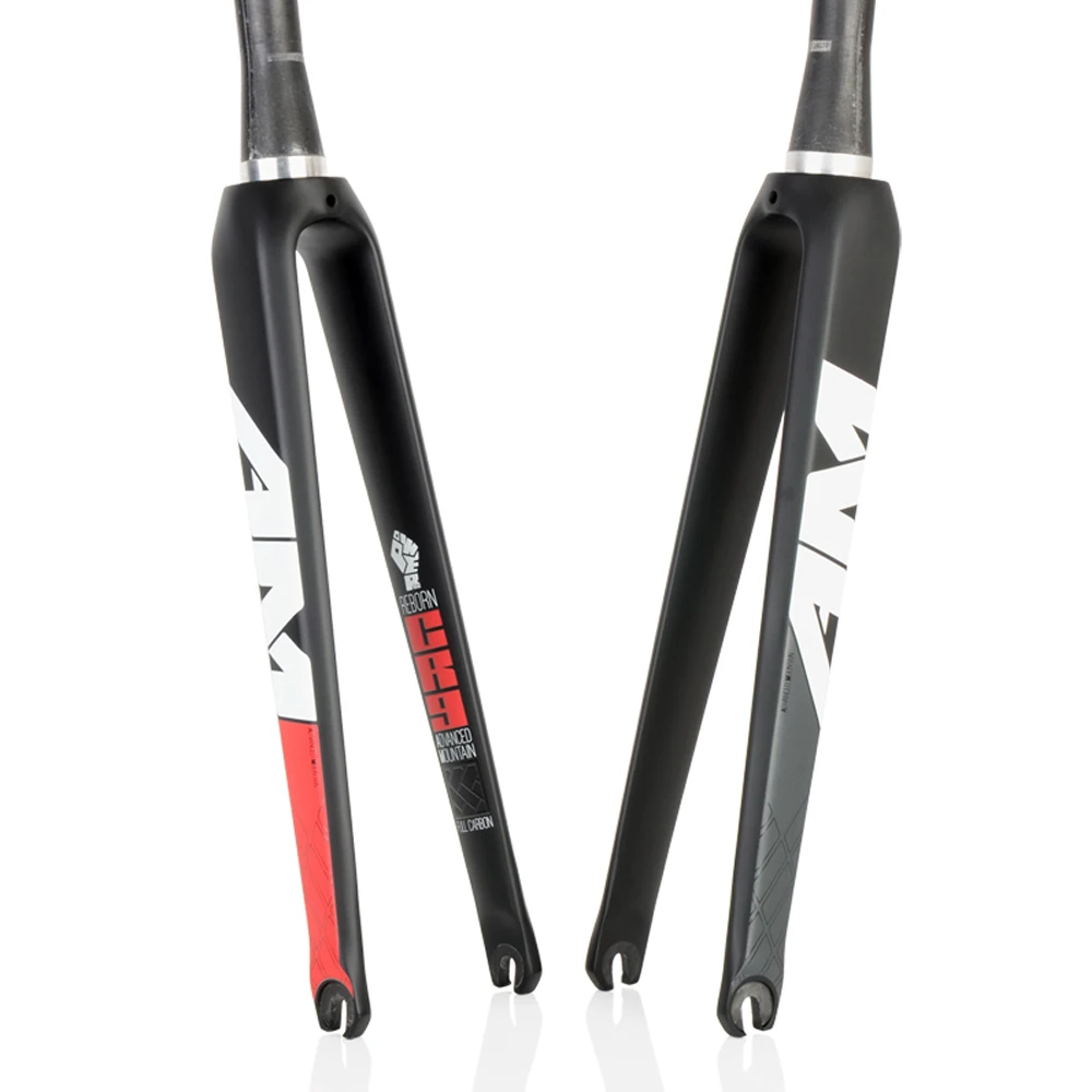 19 AM R9 полностью Углеродные передние вилки конусные трубы дорожные 700C углеродное