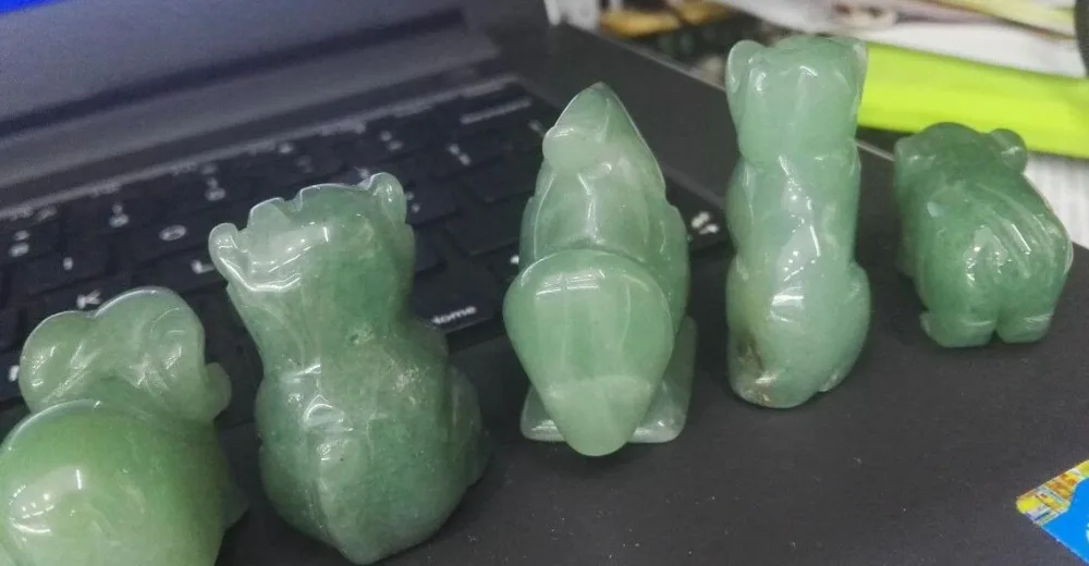 12PCS Chinese Hand-carved natural Dongling jade 12 zodiac ornaments | Дом и сад