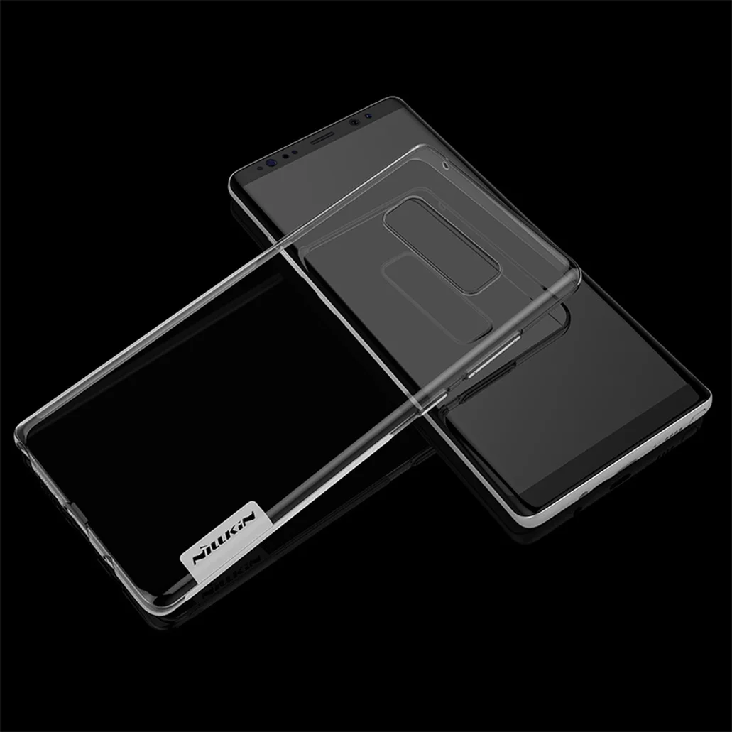 Для samsung Galaxy Note 8 чехол Nillkin натуральный прозрачный мягкий кремний ТПУ защитный чехол для samsung Note8 задняя крышка