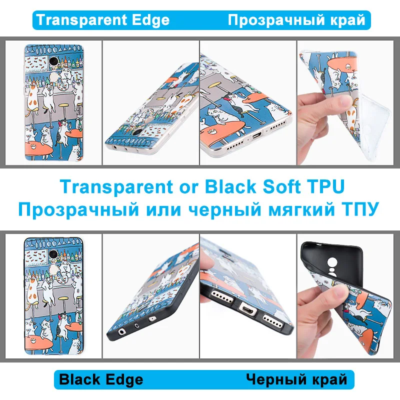 Чехол для Huawei P8 lite 2017 задняя крышка телефона P8Lite (2017) Чехлы прозрачные мягкие