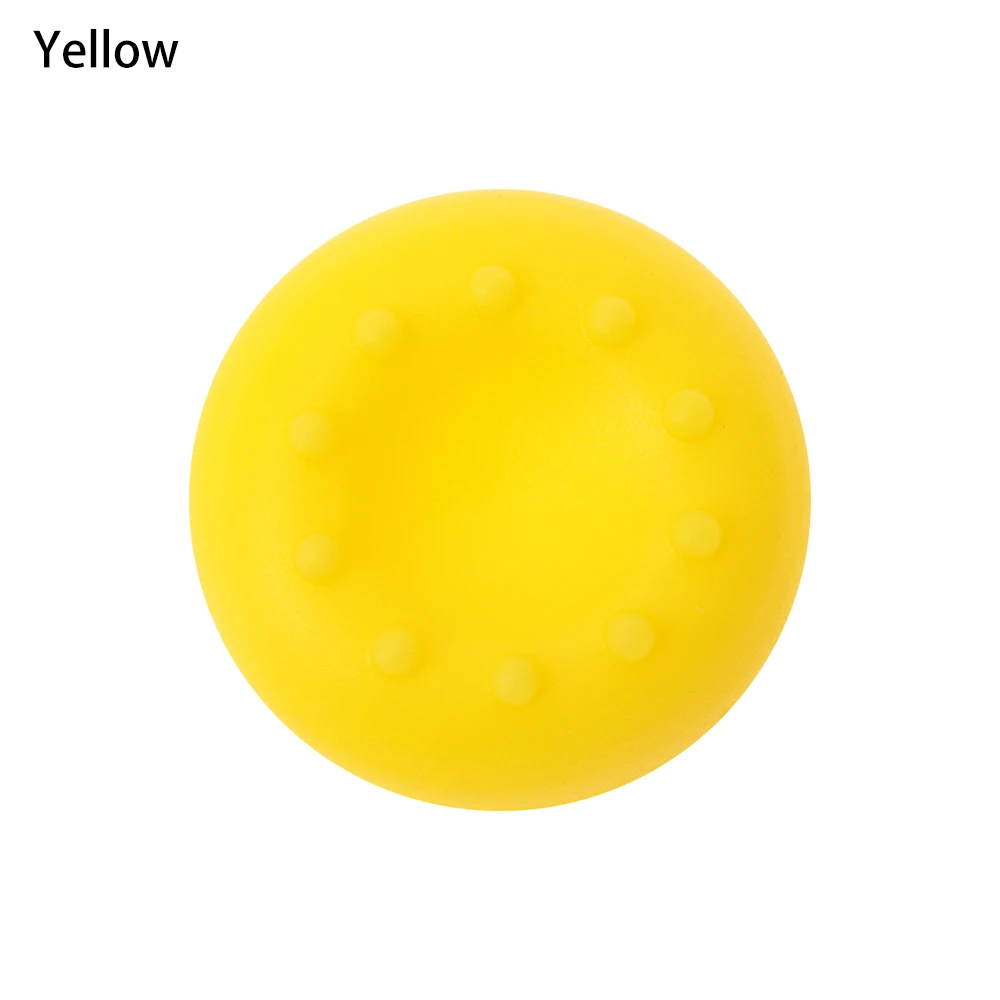 yellow 10 шт горячий цветной Контролер джойстик силиконовый чехол джойстик ручки крышки для PS3 PS4 для xbox ONE 360 противоскользящие - Цвет: yellow