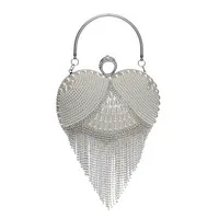 Очки Bling Для женщин Вечерние сумки палец кольцо бриллиантами Ежедневные клатчи Кошелек вечерняя сумочка; BS010 Стразы кристалл кошелек