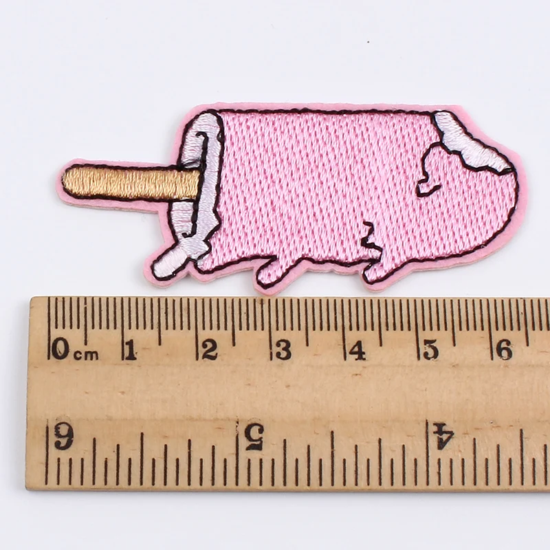 10 шт./лот Симпатичные патчи с мороженым вышитые забавные Пришивные наклейки для