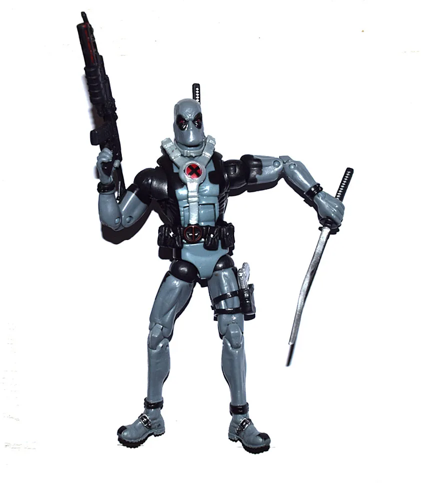 Мл легенды Комикс Супер герой X Force Дэдпул серый костюм экшн фигурка свободная|action
