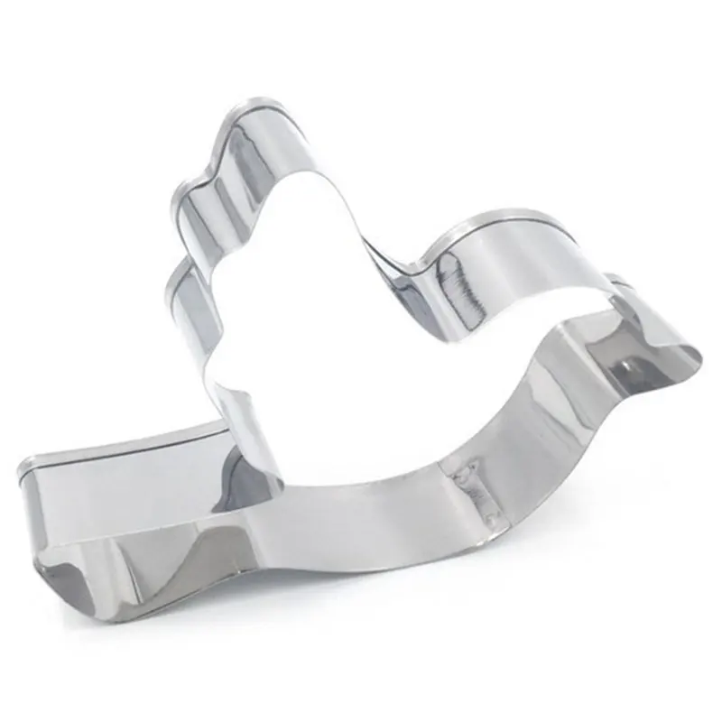 10 шт./лот формочки для печенья в форме голубя из нержавеющей стали свадебного