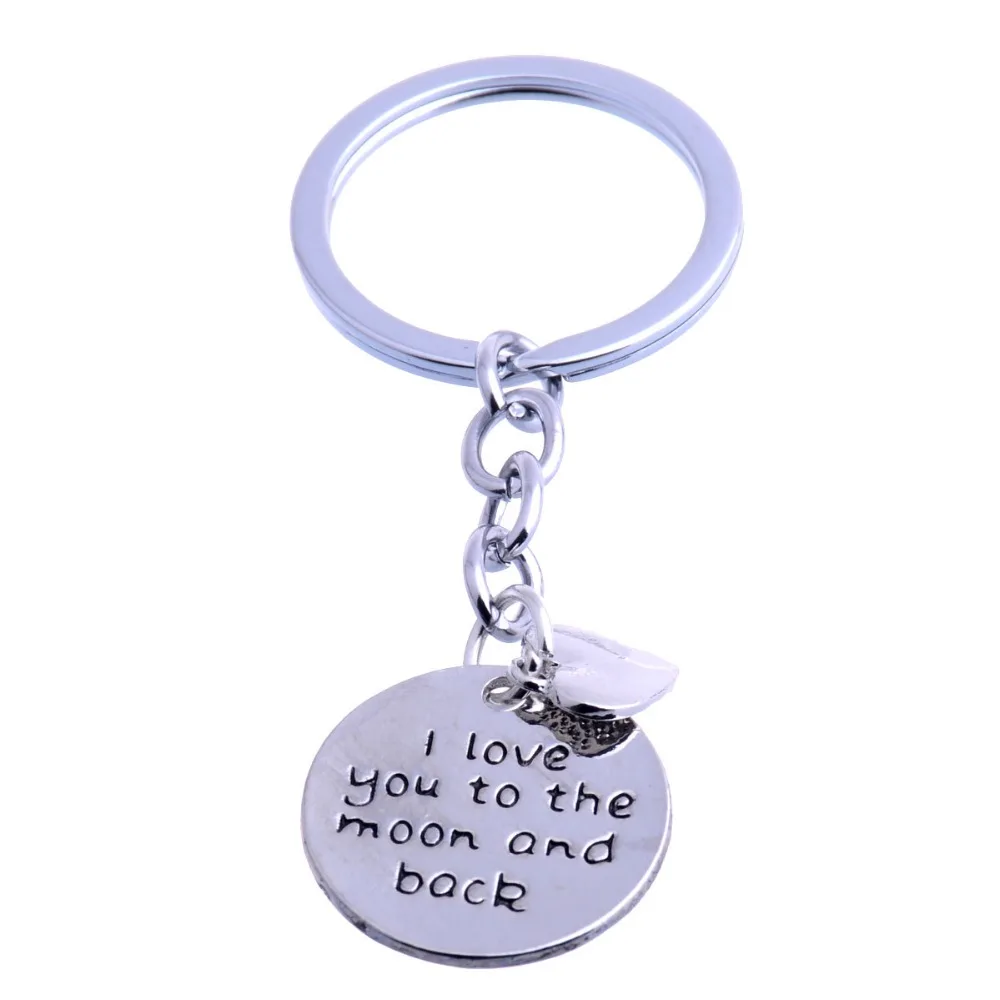 I Love You To The Moon And Back Heart брелок для влюбленных романтический свадебной вечеринки