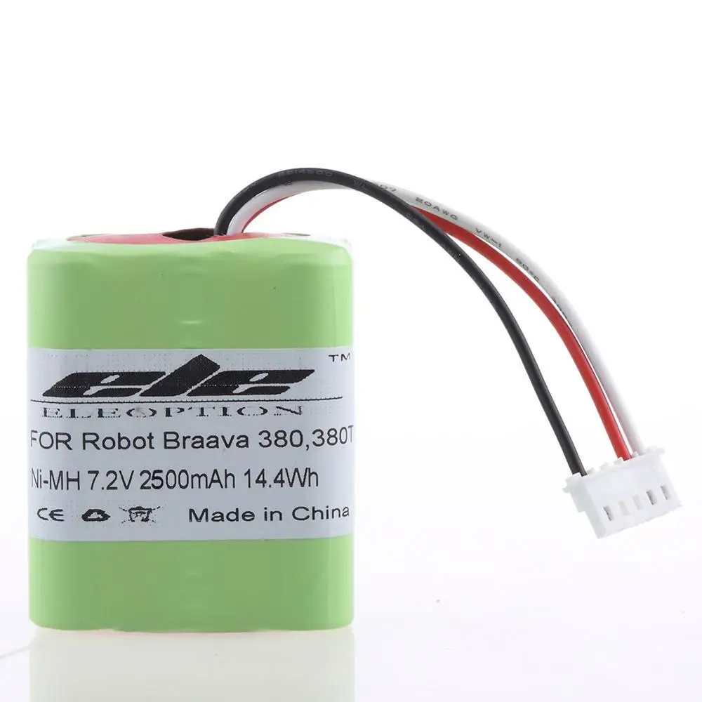 7 2 Вольт Новый 2.5Ah 2500mAh Ni-MH V аккумуляторная батарея для iRobot Roomba Braava 380 380T Высокое