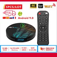 X96 Max Smart tv box Android 9,0 2,4G/5G Wifi Bluetooth 4,0 S905X2 Четырехъядерный 4K Netflix плеер X96max телеприставка