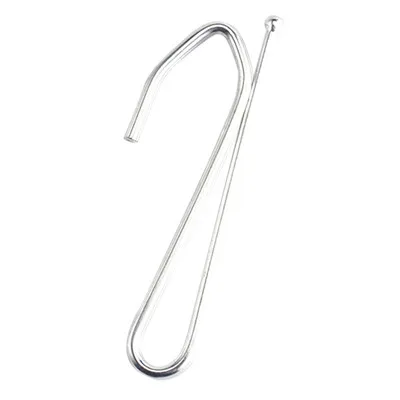 Single hook QGVLish Антикоррозийные металлические крючки для занавески для душа DIY для карнизы для штор люверсы треки занавески подвесные аксессуары планер складки крюк - Цвет: Single hook