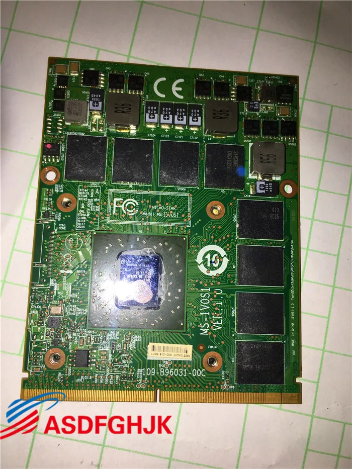 

Бывшая в употреблении графическая карта для ноутбука раньше 1,0 Radeon Hd5870 1 ГБ для MSI Gx660r 109-B96031-00C 100% проверенный ОК