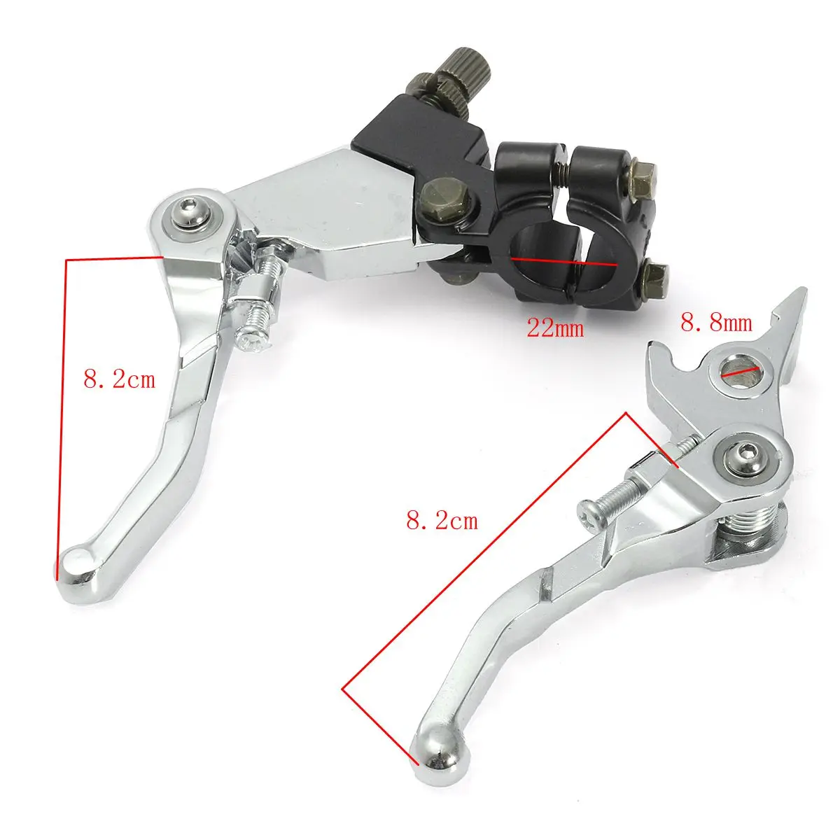 Набор складных тормозных ручек из сплава для питбайка 1 пара 110cc 125 cc 140cc 160cc
