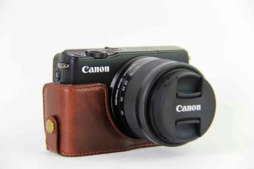Чехол из искусственной кожи для canon eos M10/M100 Digital SLR eos M100 камера коричневый/черный/кофейный