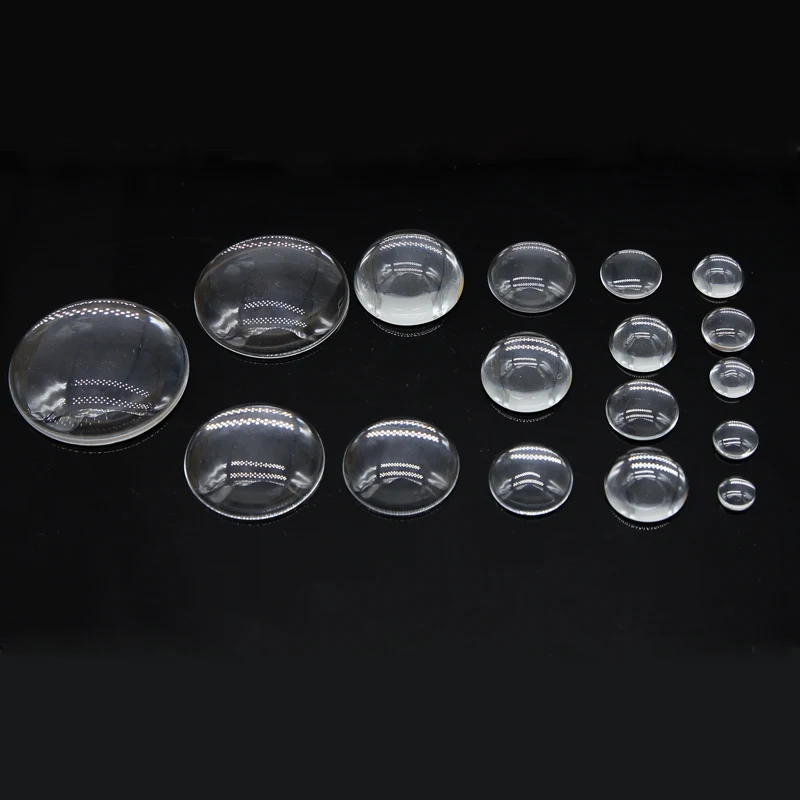6 шт./лот 30 мм дешевле Круглый плоская задняя прозрачная стеклянная крышка