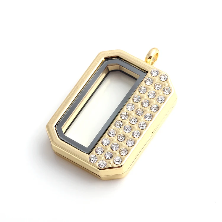 5 шт./лот Новое поступление подвеска медальон из полухрустального стекла с