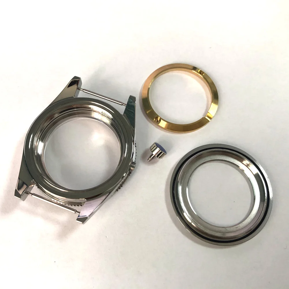 Чехол для часов ETA 2836 mingzhu/DG 2813/3804 miyota 8205/8215/821A серебристый 41 мм 2019|Часы Чехлы| |