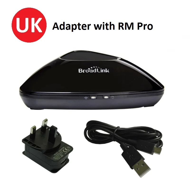 Broadlink RM Pro RM03 wifi+ IR+ RF Универсальный Интеллектуальный пульт дистанционного управления для Iphone IOS Android умный дом автоматизация - Цвет: UK Standard