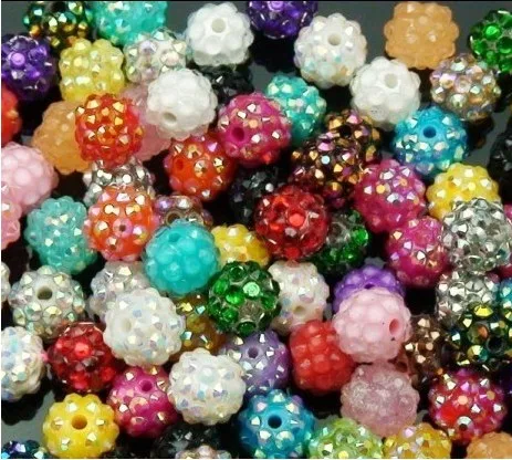 2017 оптовая продажа 14*16 мм полимерные бусины с разноцветными Стразами Подходят