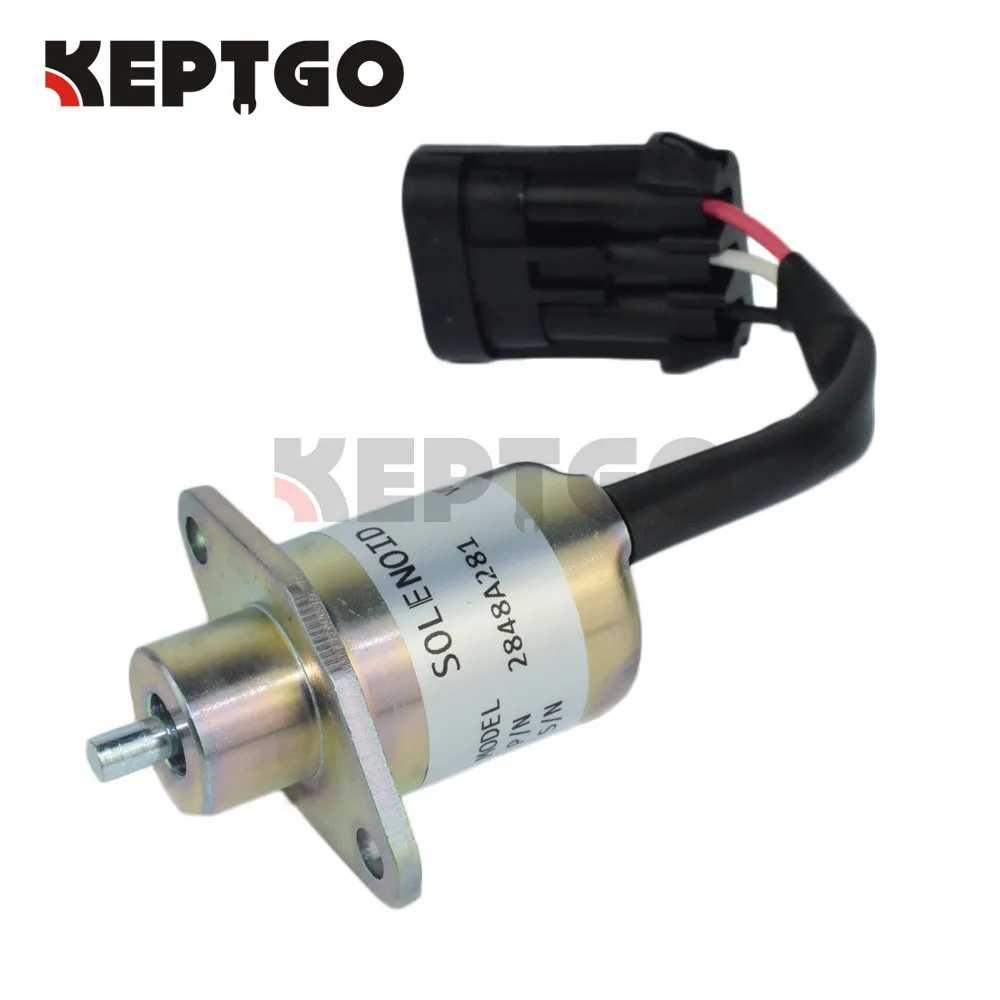 2848A281 12V топливный ограничитель соленоида для серии Perkins U|fuel stop solenoid|stop solenoid12v fuel
