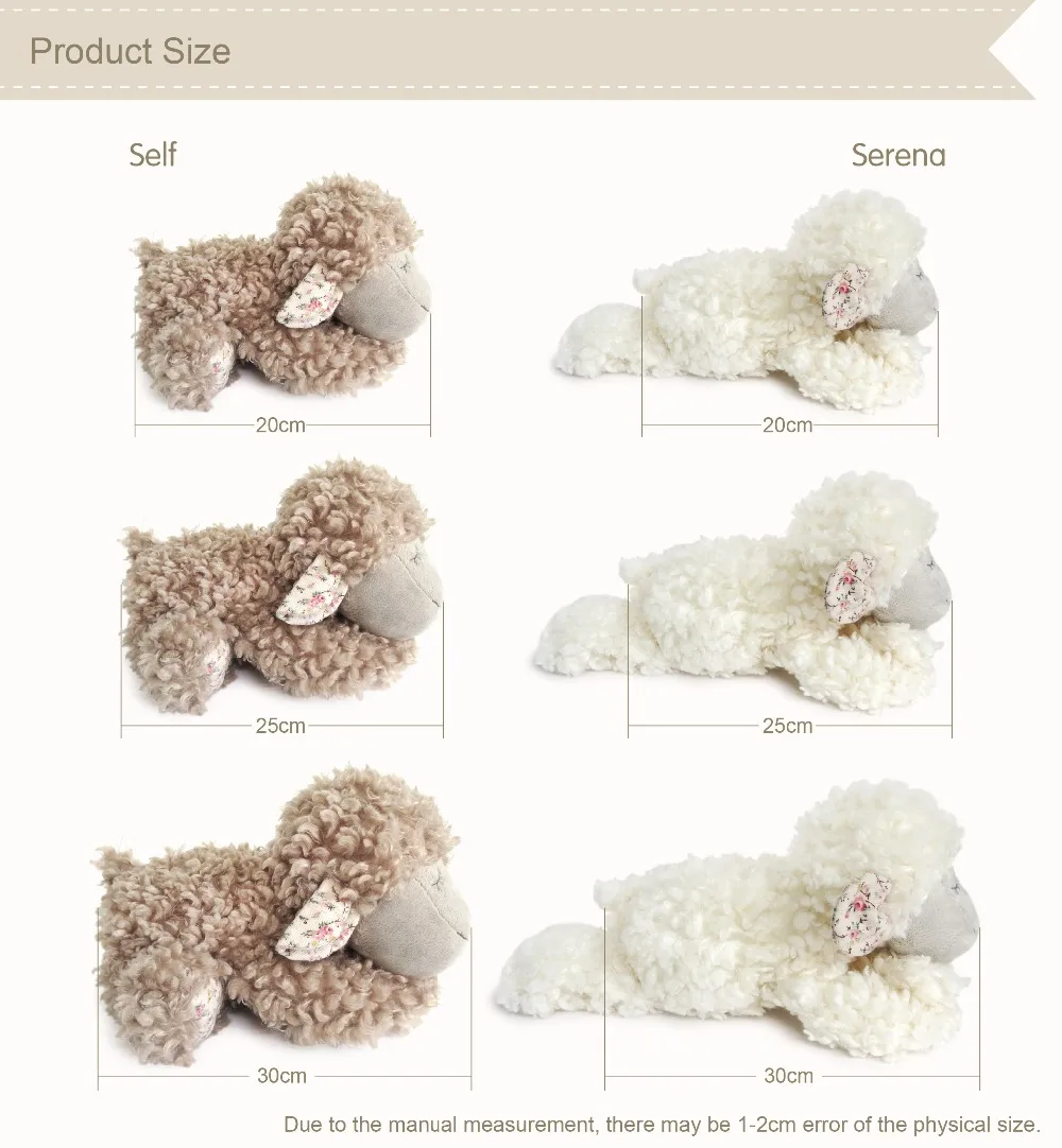 Роскошная закрученная плюшевая кукла из ягненка отлично подходит для Nursey Decro