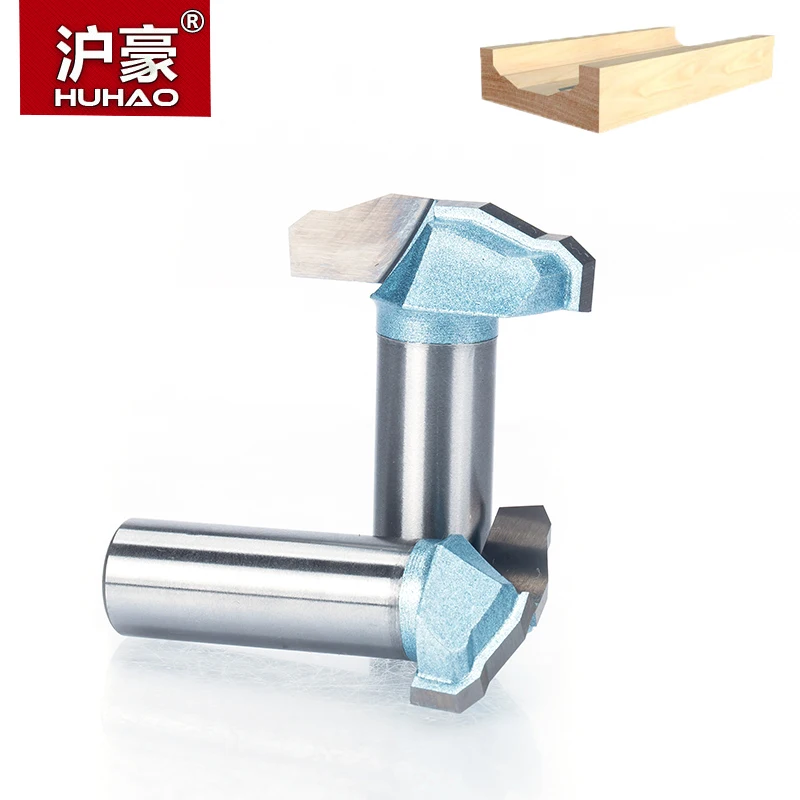 

HUHAO 1 PC 1/2" Shank Four Arc CNC Bit Endmill For Wood Woodworking Trimming Router Bits Tool Cabinet Sliding Milling Cutter