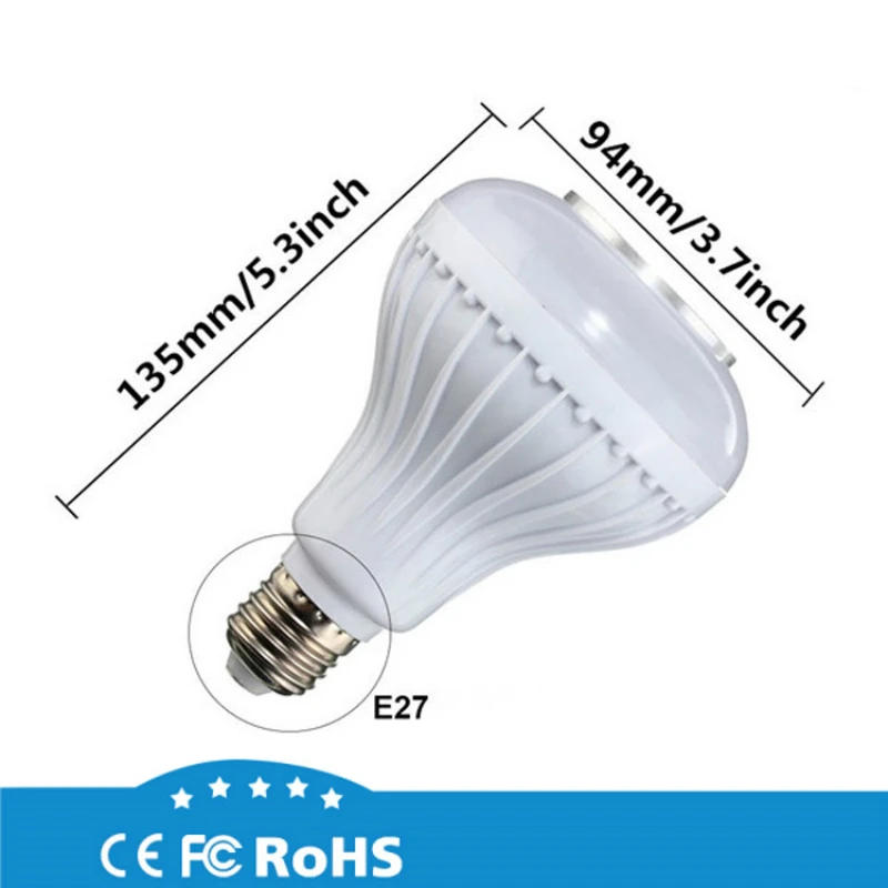 Chiclits светодиодный светильник bluetooth RGBW лампочка 110 V 220 музыка Динамик