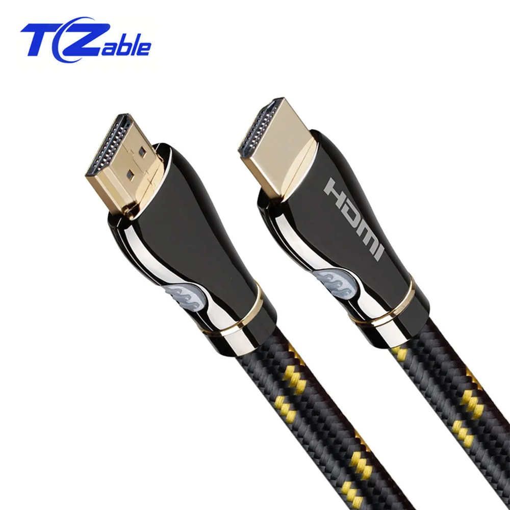 Кабель HDMI 2 0 штекер 4K 60 Гц позолоченный для HDTV Разветвитель переключатель