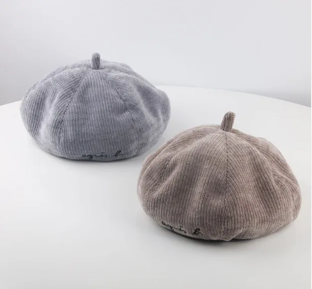 New 2018 Baby Hat for Girls Vintage Autumn Winter Cap Kids Adjustable Infant Girl Beret Accessories 1 PC | Детская одежда и обувь