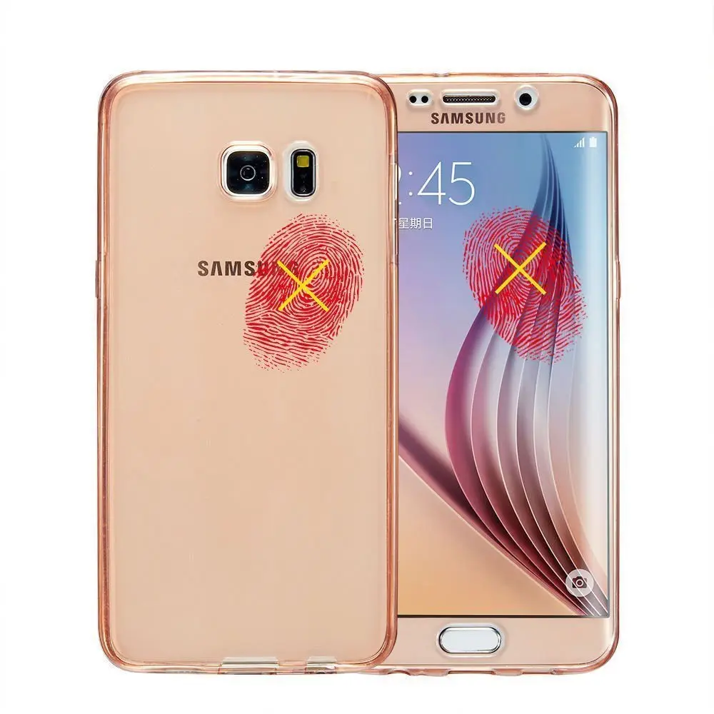 Силиконовый чехол для Samsung Galaxy S8 с полным корпусом передняя и задняя крышка A5