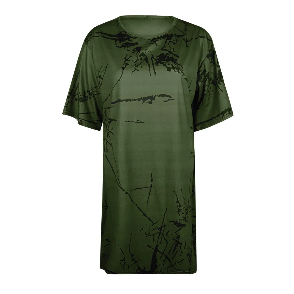 Army Green S-5XL размера плюс, футболка, много цветов, топы большого размера, женская футболка, harajuku, короткий рукав, круглый вырез, топ с принтом, свободная футболка# G6 - Цвет: Army Green