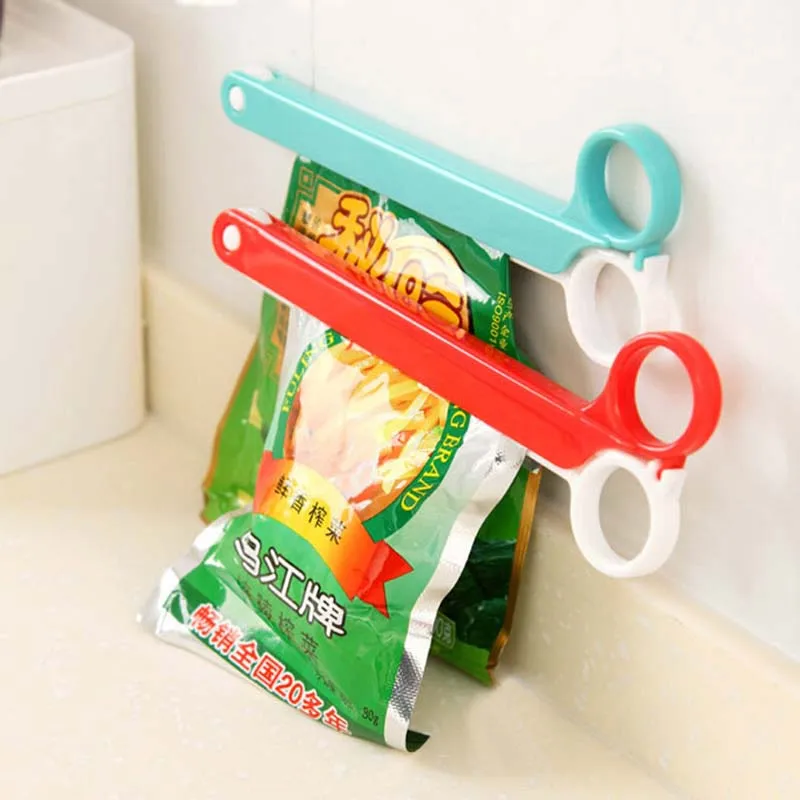 

Home Use Kicthen Tool Food Bag Clips Home Kitchen Colorful Food Plastic Bag Seal Sealing Clip Clamp