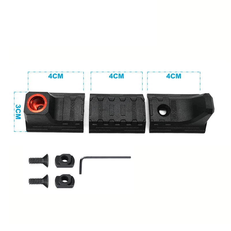 Ручной упор тактическая рукоятка KeyMod резиновое Крепление для ключа аксессуары