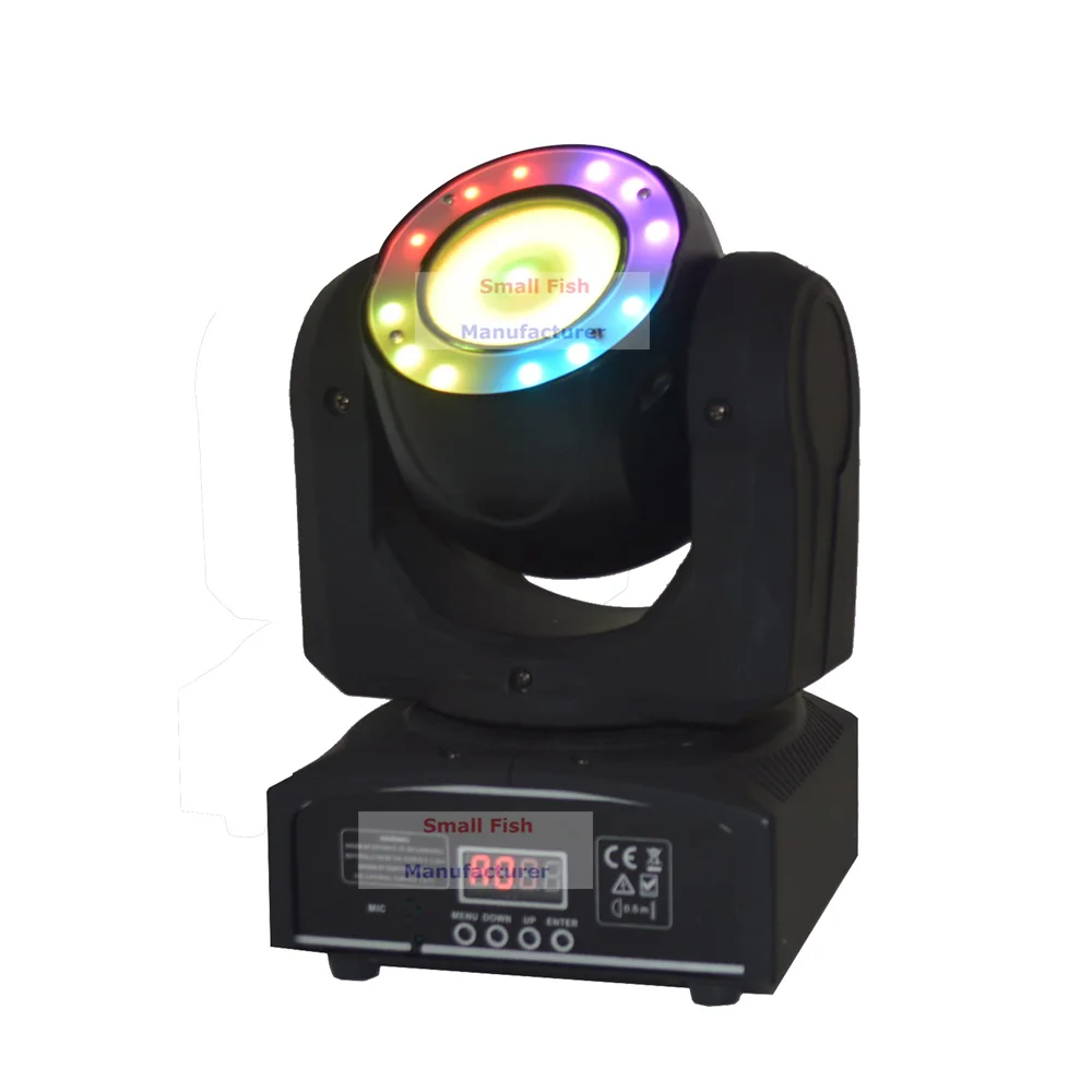 Портативный светодиодный светильник с движущейся головкой 40 Вт DJ RGBW 4в1 подвижной